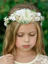 Ariadne Flower Girl Crown