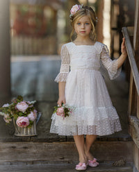 Ainhoa Short Flower Girl Dress