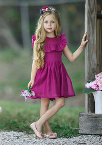 Kendall Dress - Raspberry