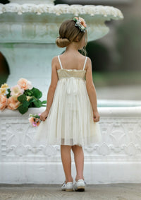 Beatrice Flower Girl Dress - Ivory
