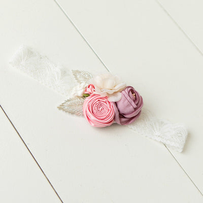 Everly Couture Flower Lace Headband
