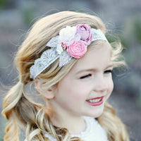 Everly Couture Flower Lace Headband